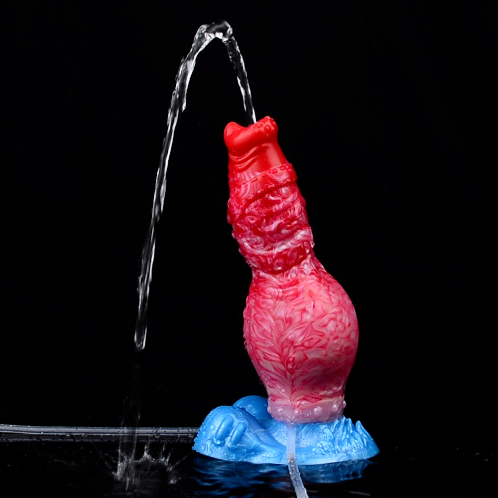 Aufblasbarer Monsterdildo-Buttplug – Realistisches, spritzendes Penis-Melk-Anal-Sexspielzeug für Frauen und Männer 