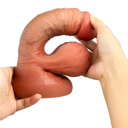 Énormes godes réalistes-gland de tentacule réaliste, gros jouets sexuels à ventouse pour femmes