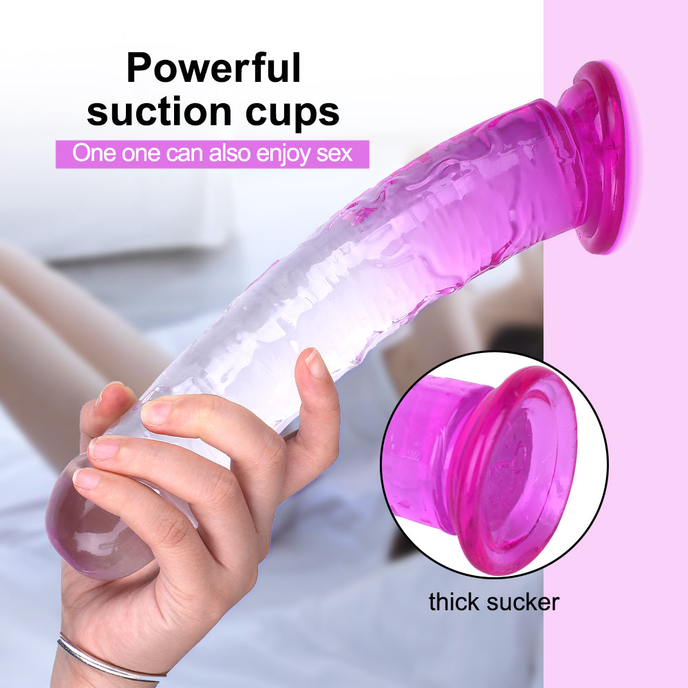 Strapon Jelly Dildo Butt Plug - Strapless Harness Reas Lesbian Couple Sex Pleasure