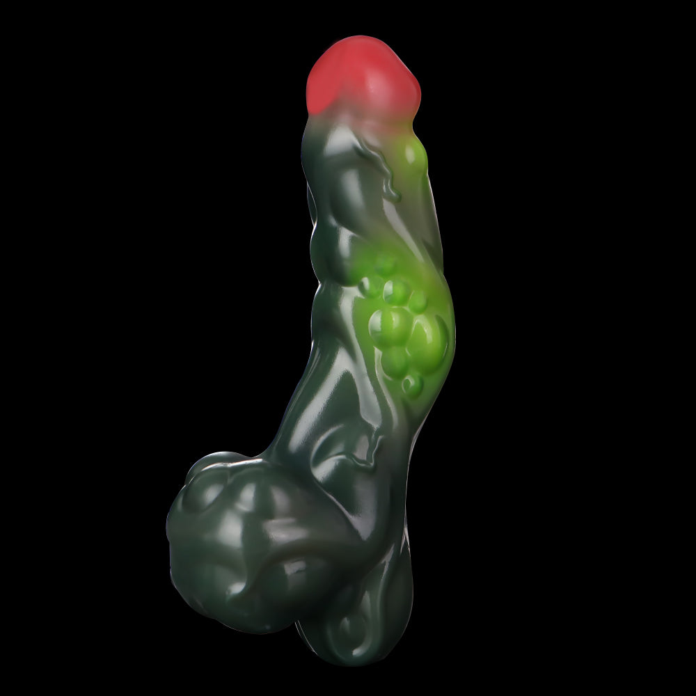 Monsterdildo mit vibrierendem Analplug – Handheld-Fantasy-Vibrator für Frauen, Anal-Sexspielzeug