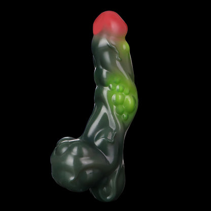 Monster Dildo Vibrating Butt Plug - Handheld Fantasy Women Vibrator Anal Sex Toys