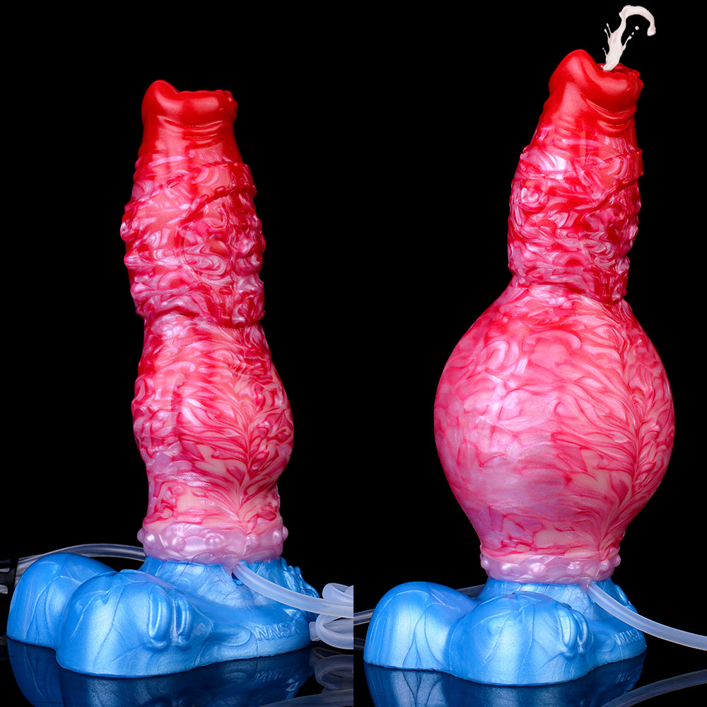 Aufblasbarer Monsterdildo-Buttplug – Realistisches, spritzendes Penis-Melk-Anal-Sexspielzeug für Frauen und Männer 