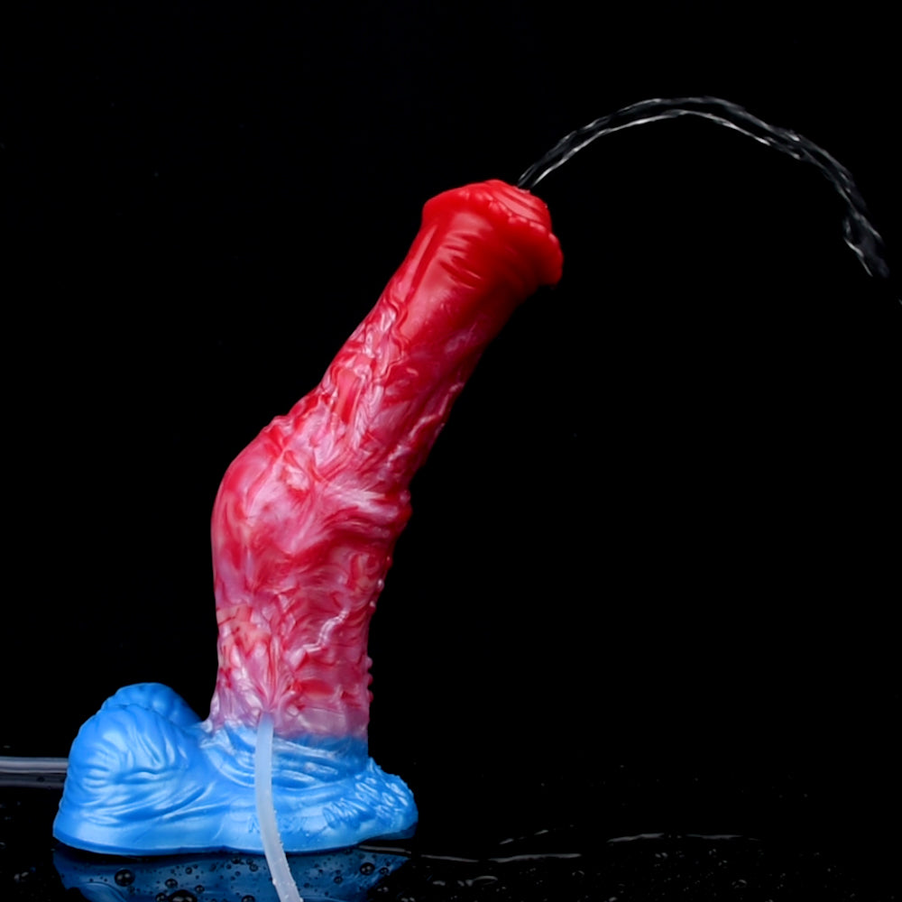 Inflatable Monsterdildo Ejaculating Dildo Butt Plug - Sillicone Knotted Prostate Massage Anal Sex Toys for Women