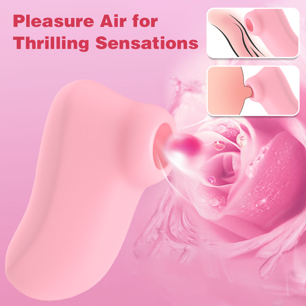 Finger Oral Sex Clit Sucking Vibrator - Pink Kawaii Whisper Quiet Female Sex Toys