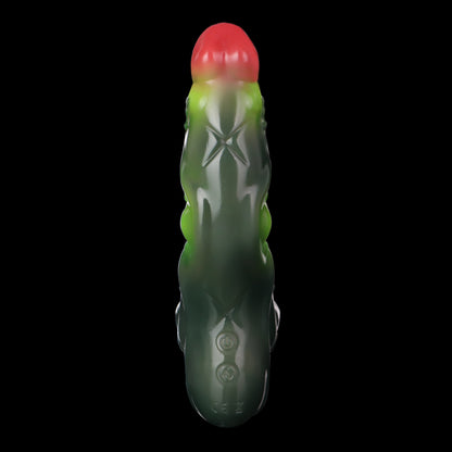 Monster Dildo Vibrating Butt Plug - Handheld Fantasy Women Vibrator Anal Sex Toys