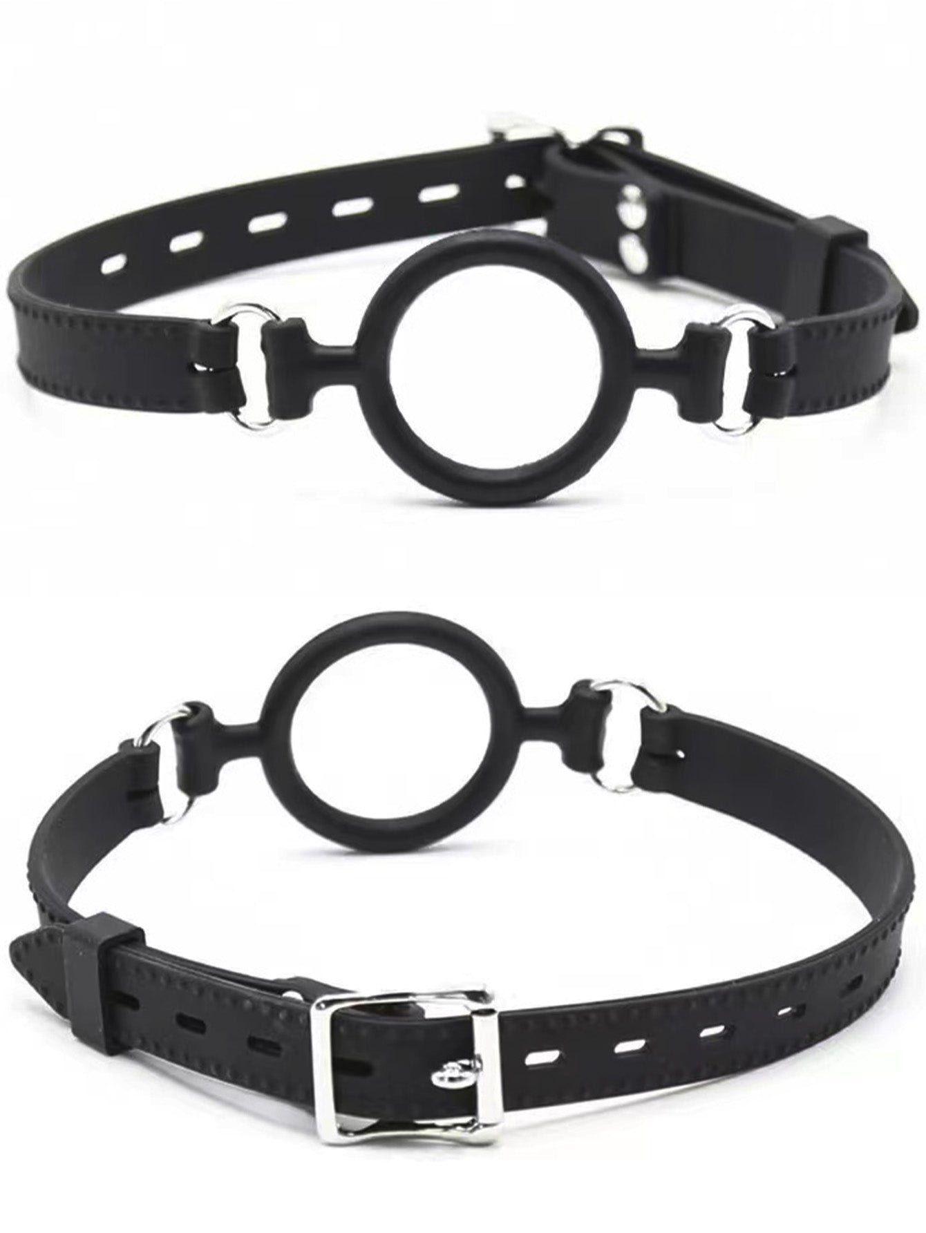 Silikonringknebel BDSM-Spielzeug - Bondage-Fesseln, einstellbare Größe