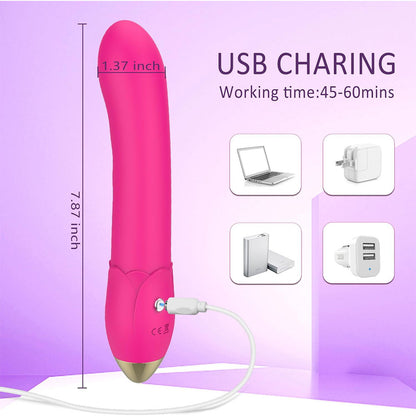 Vibrierender Dildo G-Punkt-Vibrator - Vaginalmassagegerät für die Dusche Sexspielzeug mit Doppelfunktion für Frauen