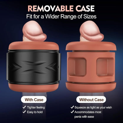Realistic Pocket Pussy Male Masturbator - Rechangeable Cock Sleeve Delay Ejaculation Sex Toy for Men