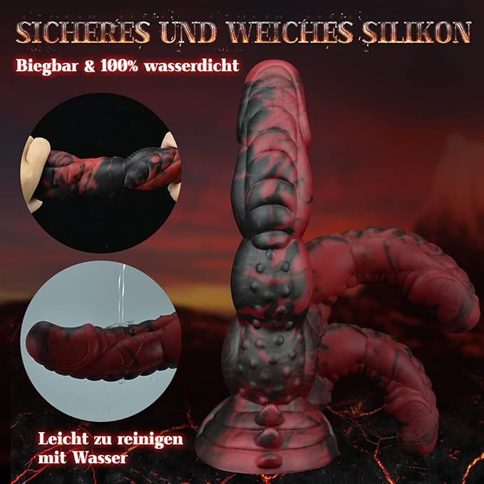 Dickman Realistische Monsterdildos – 8,5'' Knoten Exotische Dildos Analdildos – Domlust Premium-Silikon-Sexspielzeug