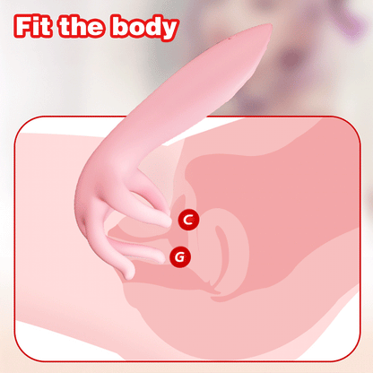 Finger Vibrator Sex Toys for Women - Realistic Five-finger Breast Vaginal Prostate Massager