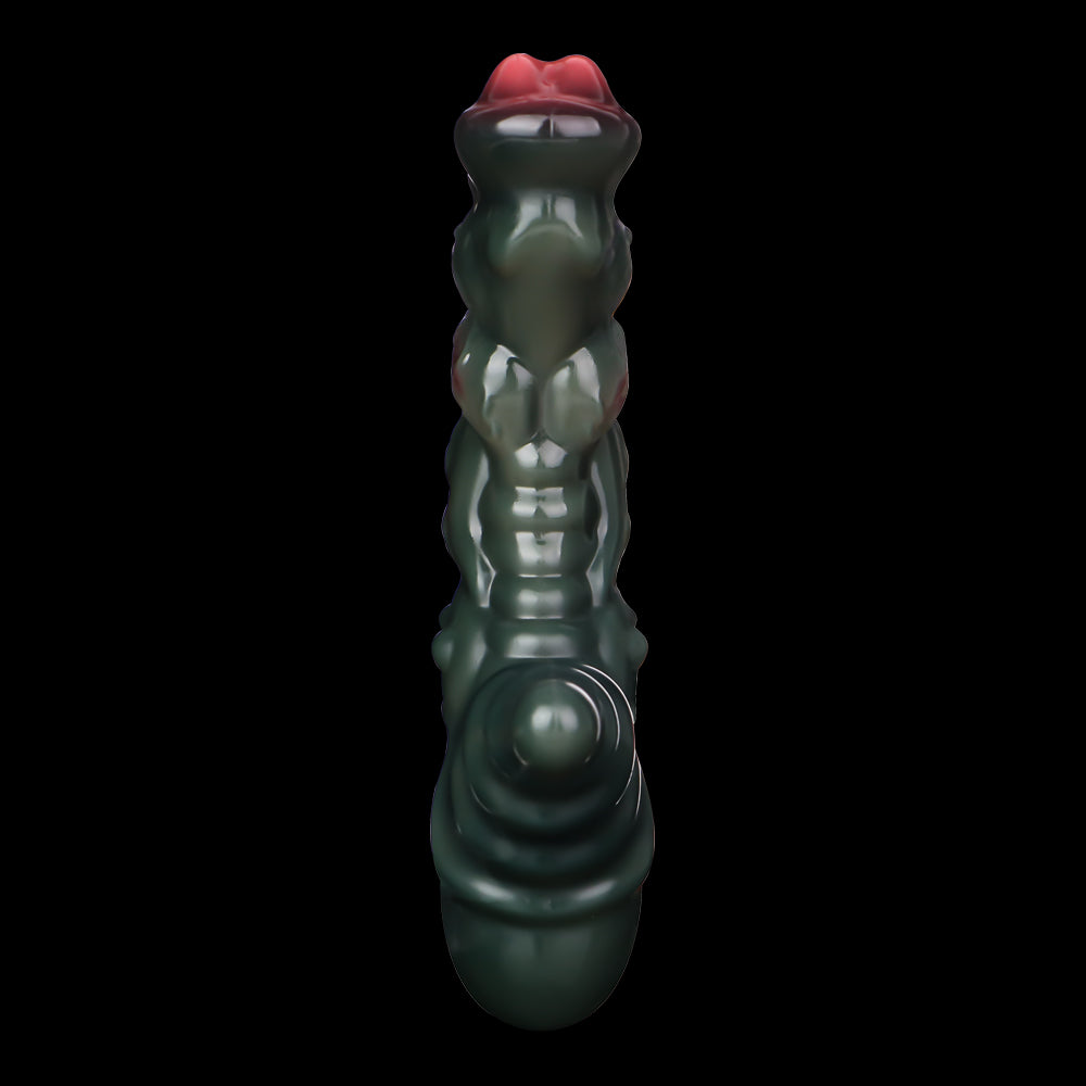 Fantasy Dildo Vibrator Clit Stimulator - Vibrating Monsterdildo Butt Plug Sex Toys for Women