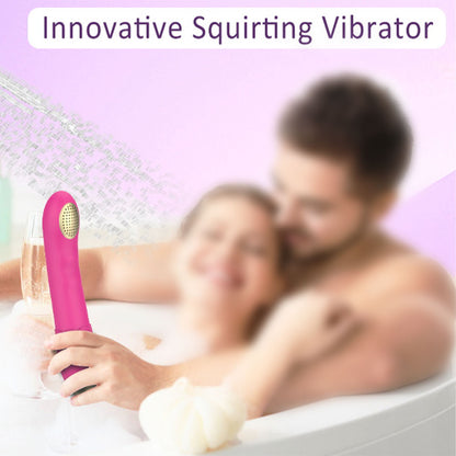 Vibrierender Dildo G-Punkt-Vibrator - Vaginalmassagegerät für die Dusche Sexspielzeug mit Doppelfunktion für Frauen