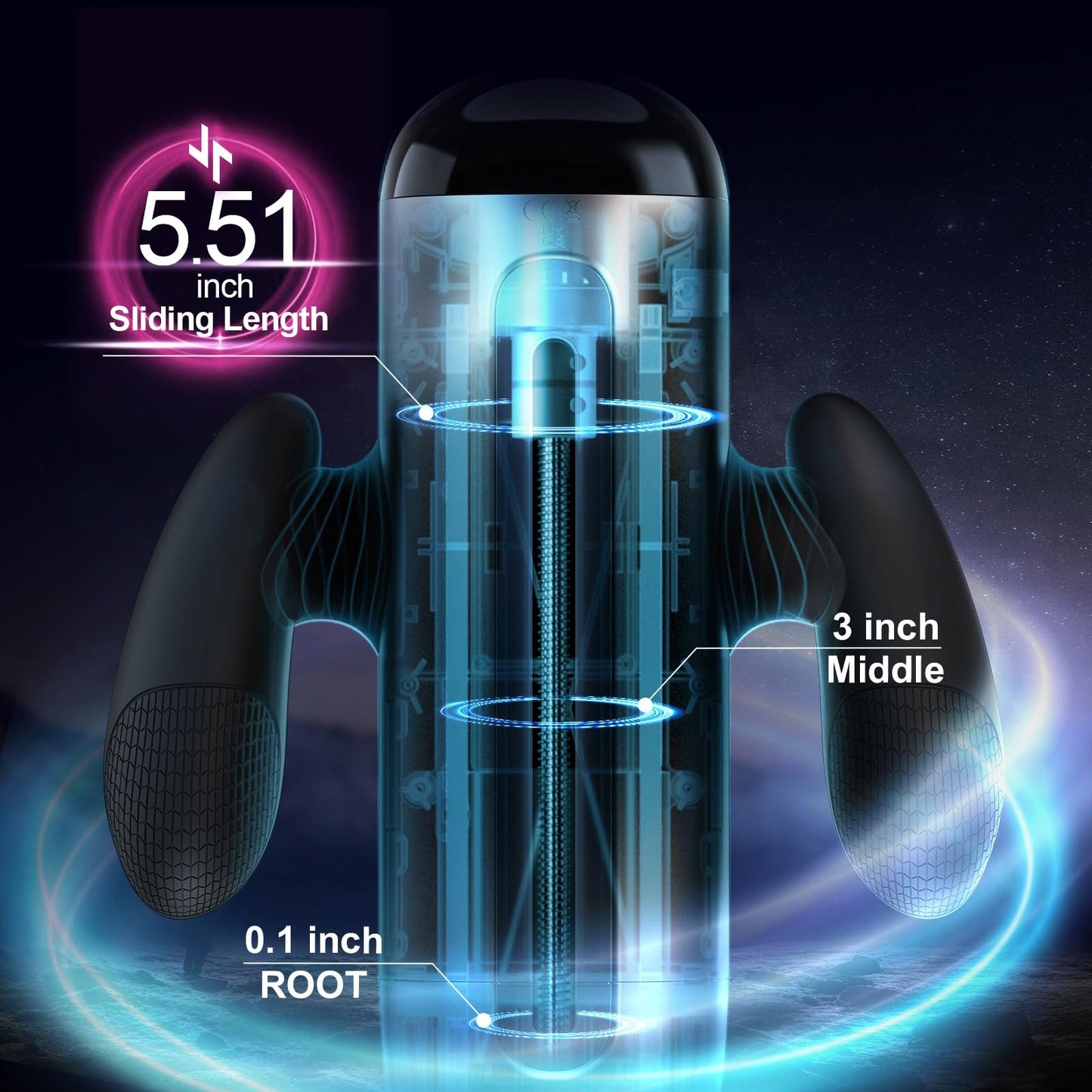 Leten XT6 Adult Stroker Male Masturbator - Automatic Penis Masturbation Sex Toy for Men