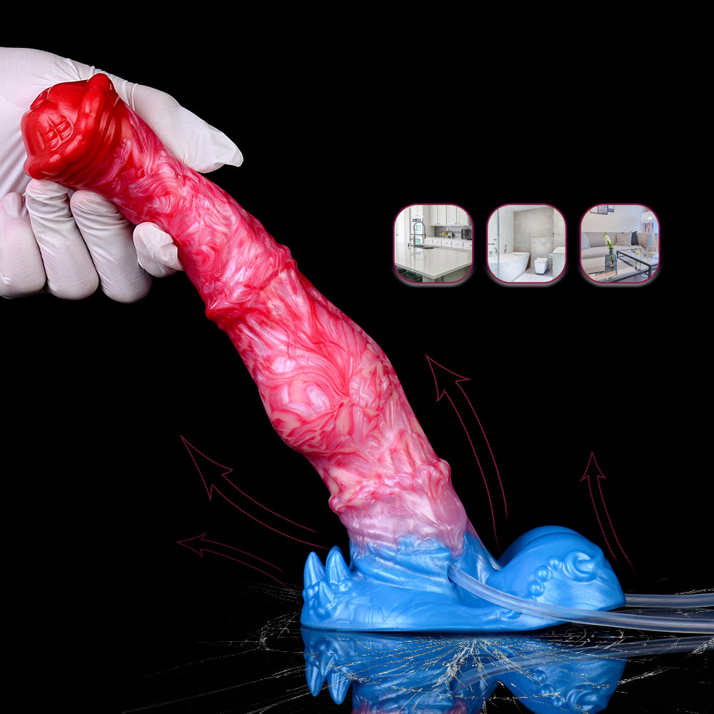 Gode ​​gonflable éjaculateur en forme de dragon, plug anal anal - Stimulation du clitoris, masturbation vaginale, jouets sexuels