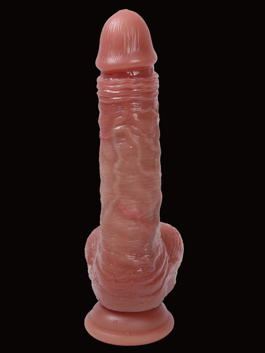 Realistic Dildo for Women - Skin Sliding Foreskin Testicles Anal Dildos Female Sex Toys