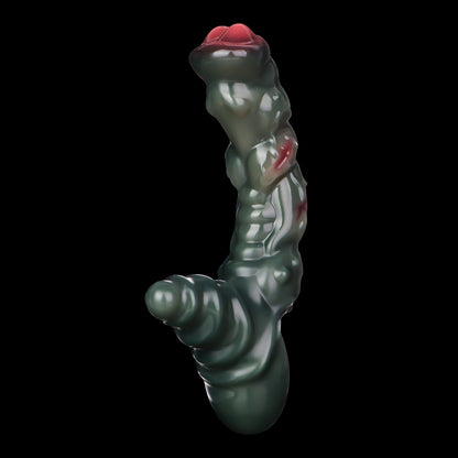 Fantasy Dildo Vibrator Clit Stimulator - Vibrating Monsterdildo Butt Plug Sex Toys for Women