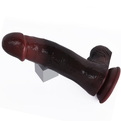 Ebony Thrusting Dildo Vibrating Butt Plug - Remote Control Realistic Anal Dildos Womoen Sex Toy