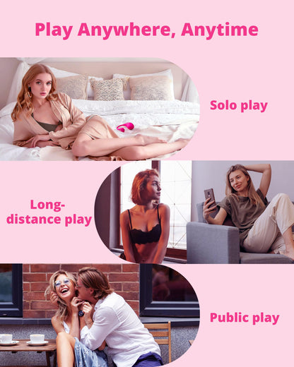 LOVENSE Lush 3 Remote Control Vibrator for Women - Wearable G-spot Massager for Long Distance Couples