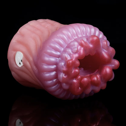 Monster Vaginal Pocket Pussy Male Masturbator - Fantasy Pangolin Vibrating Bullet Blowjob Sex Toy for Men