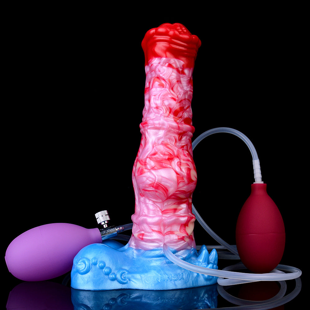 Gode ​​gonflable éjaculateur en forme de dragon, plug anal anal - Stimulation du clitoris, masturbation vaginale, jouets sexuels