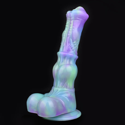 Huge Monster Dildo Anal Butt Plug Prostate Massager - Big Testicle Horsedildo Suction Cup Sex Toy