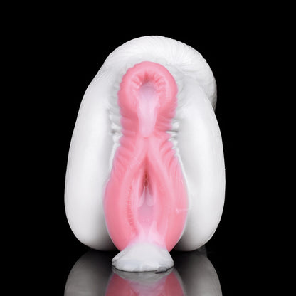 Fantasy Horse Pocket Pussy Male Sex Toy - Pink Vagina Dual Hole Penis Masturbator