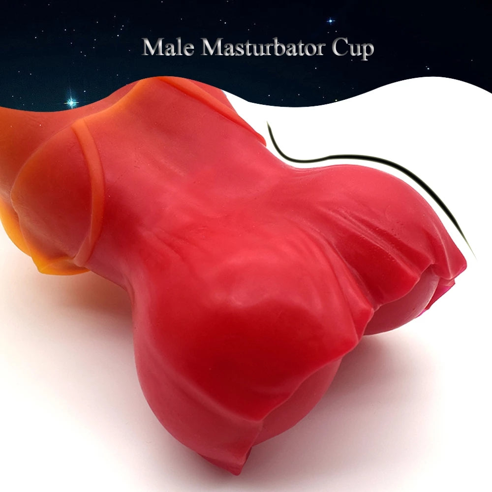 Tasse de masturbation de chatte de poche réaliste - Jouet sexuel de masseur de pénis en silicone fantastique pour hommes