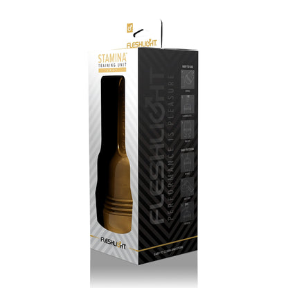 Fleshlight Stamina Training Unit - Gold Men's Performance Enhancer