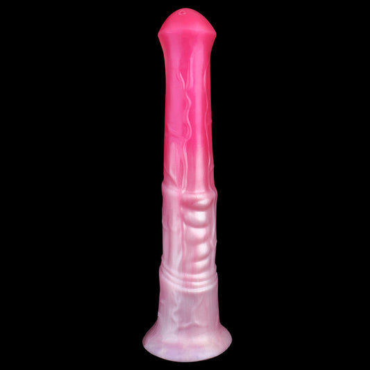 Horse Dildo Anal Butt Plug - Fantasy Squirting Monsterdildo Pink Masturbation Sex Toys for Women