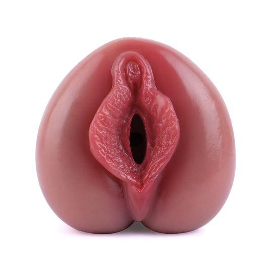 Pocket Pussy Realistic Labia Male Masturbator - Silicone Blowjob Masturbation Cup Life Size Sex Doll