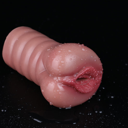 Life-size Pussy Pocket Masturbator - Realistic Labia Women Vaginas Masturbation Cup Male Sex Toy