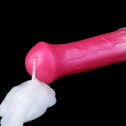 Horse Dildo Anal Butt Plug - Fantasy Squirting Monsterdildo Pink Masturbation Sex Toys for Women