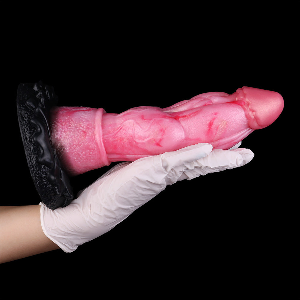 Fantasy Knotted Dildo Large Butt Plug - Silicone Suction Cup Monsterdildo Sex Toys for Women