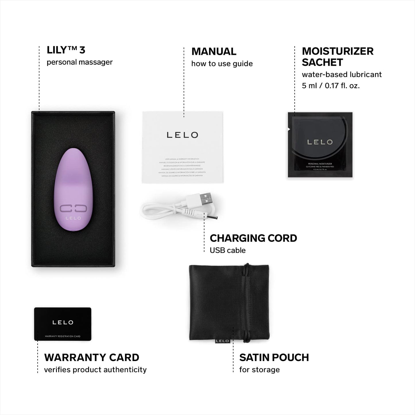 LELO Lily 3 Panty Vibrator - Vibrating Bullet Sex Toy for Women