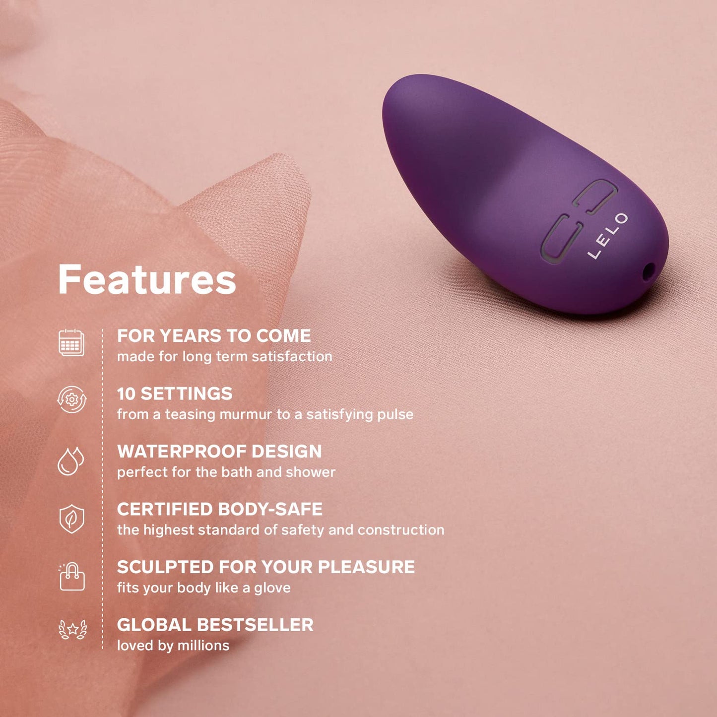 LELO Lily 3 Panty Vibrator - Vibrating Bullet Sex Toy for Women