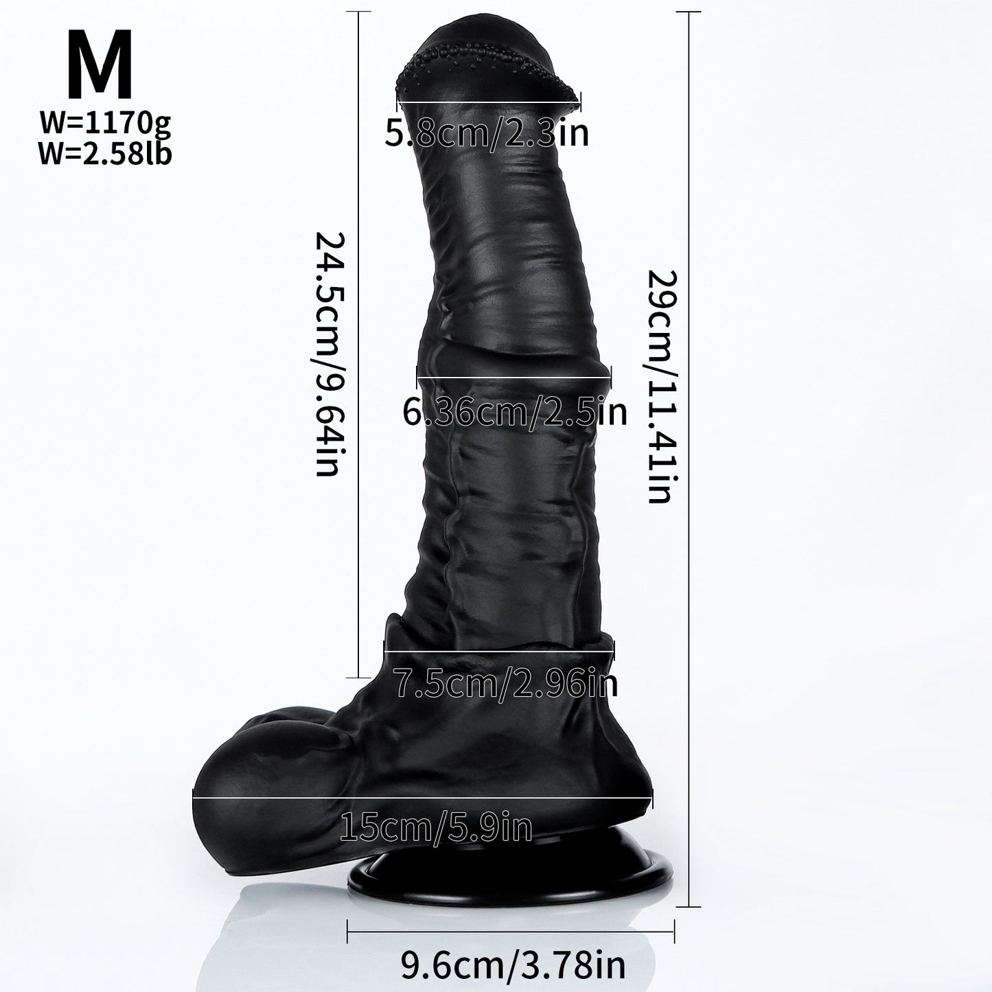 Huge Horse Dildo Anal Butt Plug Prostate Massager - Lifelike Monsterdildo Big Suction Cup Sex Toy