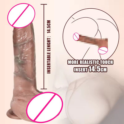 Plug anal gode réaliste - 8,66 pouces énorme gode anal vagin masseur de prostate