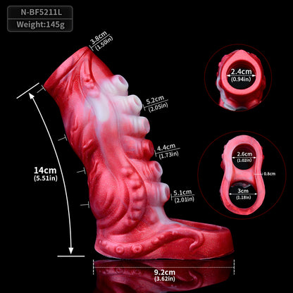 Tentacledildo Cock Sleeve Hollow Penis Sheath Extender - Fantasy Sex Toys for Men Couple Play