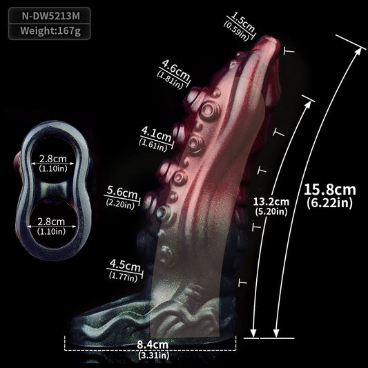 Monster Penis Sleeve Sheath - Fantasy Spiked Cocksleeve Condom Sex Toys for Men