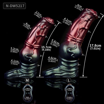 Fantasy Horsedildo Penis Sleeve - Cockring Delay Ejaculation Extender Sex Toys for Men