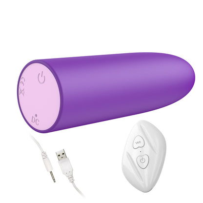 Remote Control Bullet Vibrator - Pocket Vibrating Anal Sex Toys for Men Women - Domlust