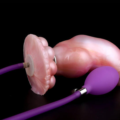 Aufblasbarer Monster-Analdildo-Buttplug - Individuell anpassbares Sexspielzeug für vaginale Masturbation und Milch