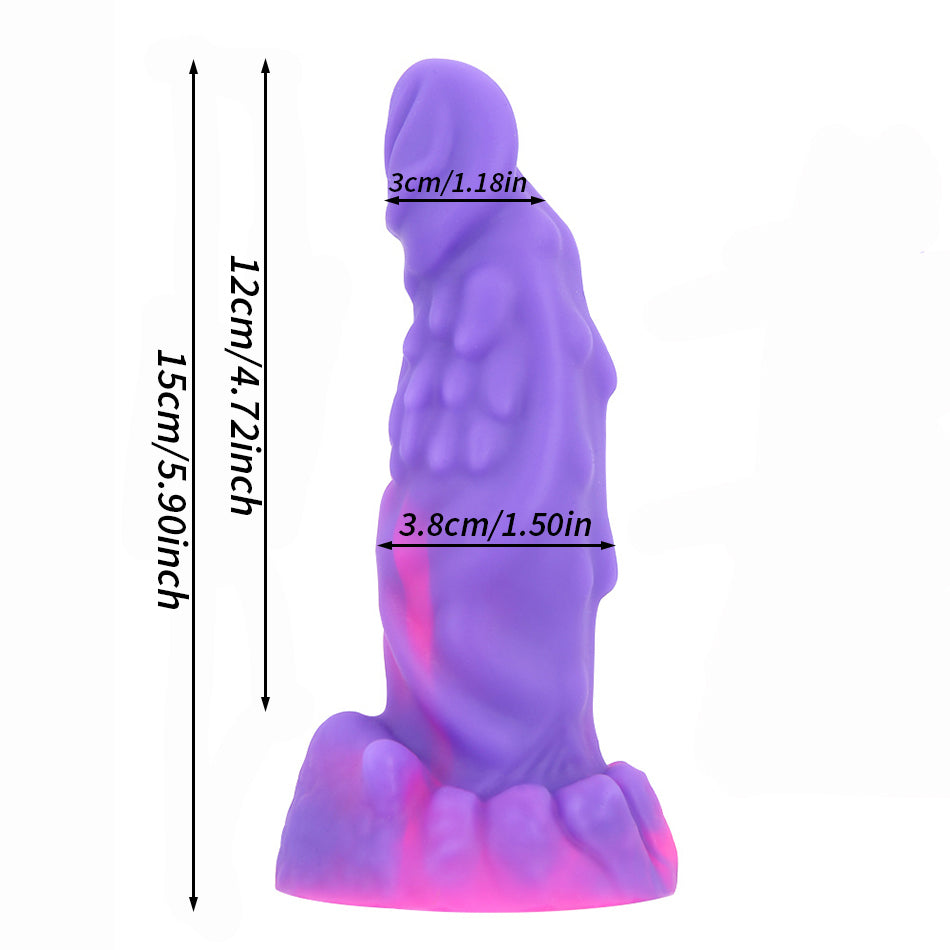 Exotischer Drachenmonster-Dildo – Silikon-Saugnapf-Buttplug G-Punkt-Prostata-Spielzeug