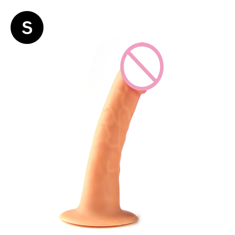 Finger Shape Anal Dildo - Soft Silicone Small Dildo Butt Plug