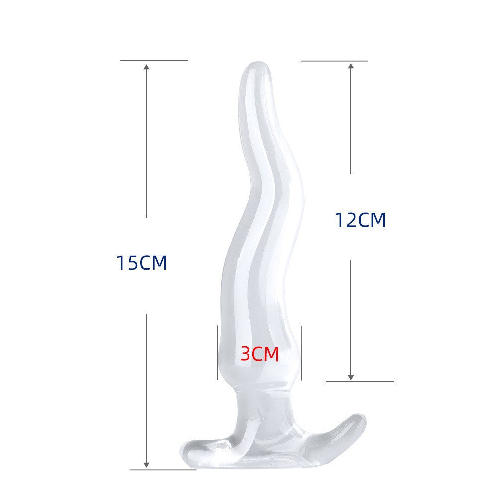 Jelly Anal Gode Butt Plug - Crystal Soft Dilatateur Anal Masseur De Prostate Vaginale
