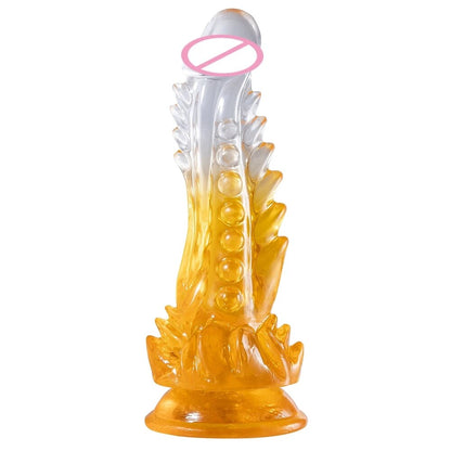 Jelly Monster Godes Butt Plug - 10 pouces Énorme Gode Réaliste Dragon Anal Sex Toys