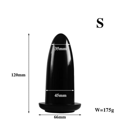 Missile Analdildo Butt Plug - Analdilatator mit großem Umfang, Expander, Sexspielzeug für Männer und Frauen