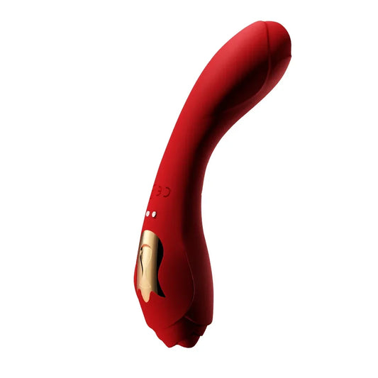 Vibrierender Dildo mit G-Punkt-Klitoris-Stimulator – Dildo-Vibrator mit zwei Enden, biegsames Sexspielzeug für Frauen