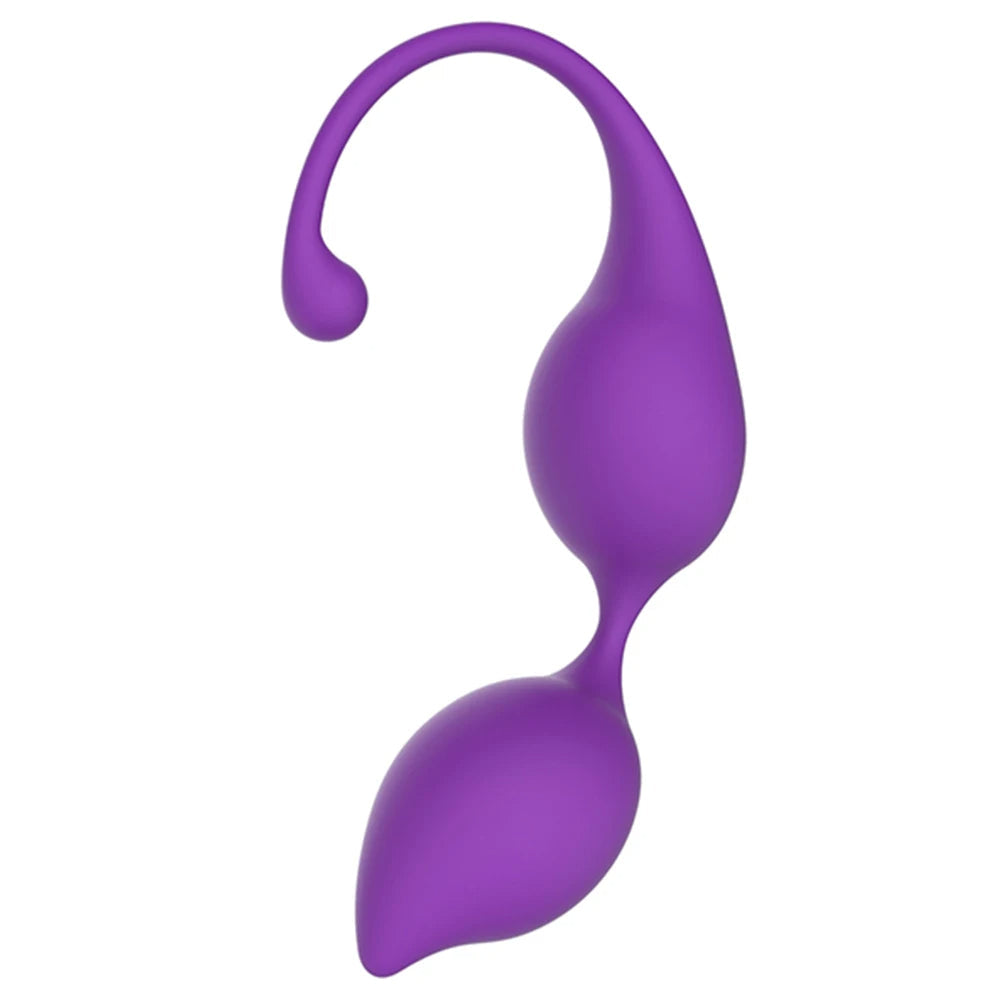 Boule de Kegel en Silicone médical-culotte vibrante avec exercice de serrage Vaginal à boule en métal