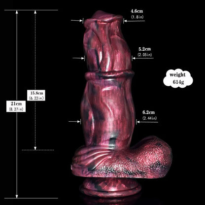 Fantasy Monster Dildos Butt Plug - Exotic Wolf Animal Anal Dildo Silicone Female Sex Toy